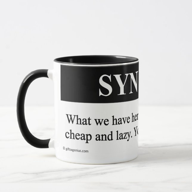Erstellen von organisatorischer Synergie Tasse (Links)