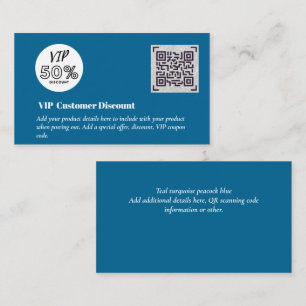 Erstellen von QR-Codes für den VIP-Rabatt für Kund Begleitkarte