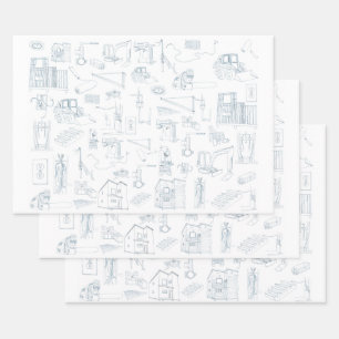 Erstellen von Wrapping Paper Geschenkpapier Set