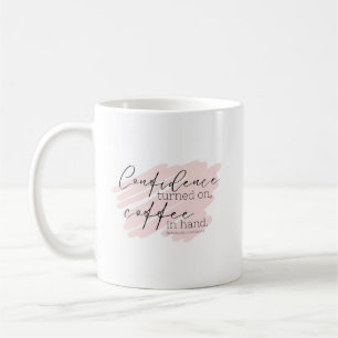 Erstellt für vertrauensvolle Niedliche rosa Inspir Kaffeetasse