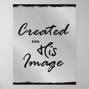 Erstellt in seinem Christlichen Bildangebot Poster