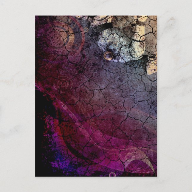 Erstellung im Cyberpunk Postkarte (Vorderseite)