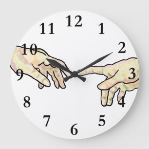 Erstellung von Adam Hands Große Wanduhr