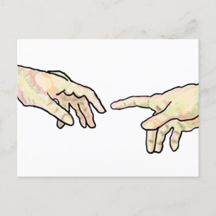 Erstellung von Adam Hands Postkarte