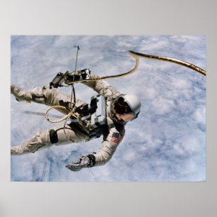 Erster American Spacewalk (Gemini 4) Poster