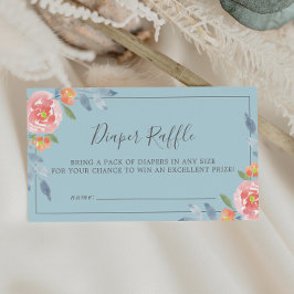 Erster Blümchen-Blütenspülung Windelwanne Enclo Begleitkarte