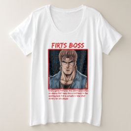 Erster Boss  Große Größe T-Shirt
