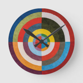 Erster Datenträger | Robert Delaunay | Runde Wanduhr