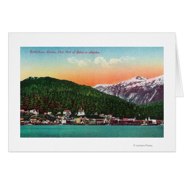Erster Einstiegshafen in Alaska-Ansicht (Vorderseite (Horizontal))