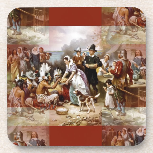 erster Erntedank Getränkeuntersetzer (Vorderseite)