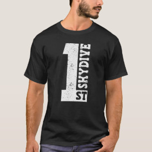 Erster Fallschirmsprung Fallschirmspringer Fallsch T-Shirt