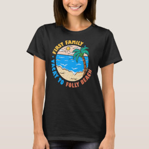 Erster Familienurlaub für Folk Beach South Carolin T-Shirt