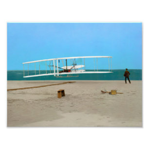 Erster Flug der Wright-Brüder Fotodruck