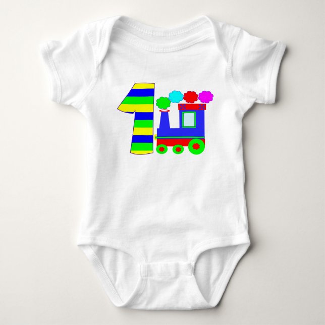 ERSTER GEBURTSTAG BABY STRAMPLER (Vorderseite)