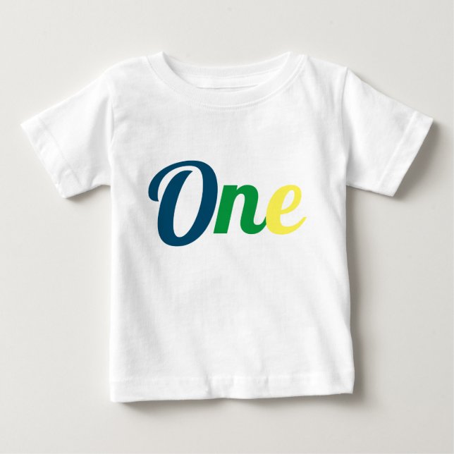 Erster Geburtstag Baby T-shirt (Vorderseite)