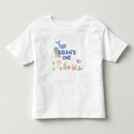 Erster Geburtstag der niedlichen Unterwasserwelt Kleinkind T-shirt