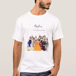 Erster Geburtstag, Geburtstag von Mädchen, Thema Z T-Shirt