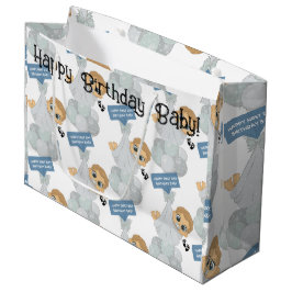 Erster Geburtstag Große Geschenktüte