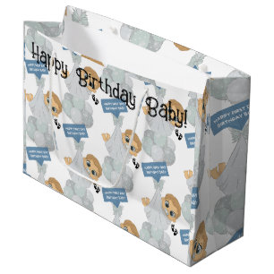 Erster Geburtstag Große Geschenktüte
