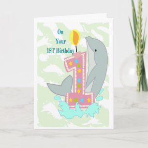 Erster Geburtstag Karte