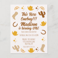 Erster Geburtstag Rainbows Rodeos Groovy Geburtsta