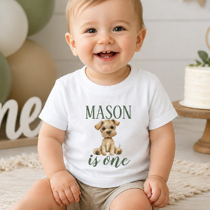 Erster Geburtstag Welpen Hund Baby T-shirt