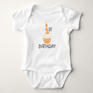 Erster Geburtstags-Baby-Bodysuit Baby Strampler