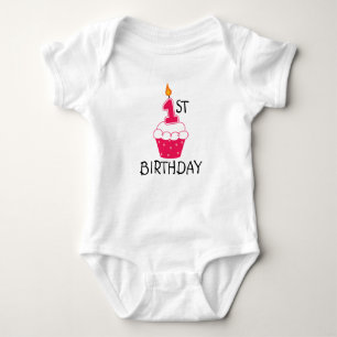 Erster Geburtstags-Baby-Bodysuit Baby Strampler