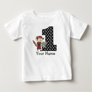 Erster Geburtstagsjunge Pirate-T - Shirt