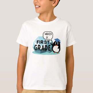 Erster Grad nagelte es - zurück zu Schule, T-Shirt