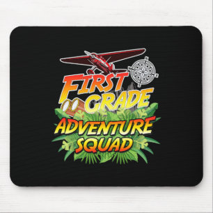 Erster Grade Adventure Squad - Safari Theme Teache Mousepad