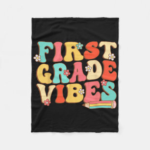Erster Grade Vibes Retro Groovy - 1. Fleecedecke