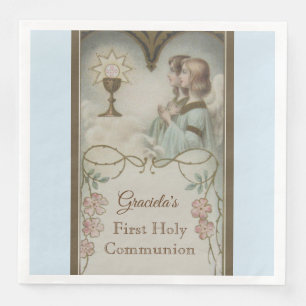 Erster heilige Kommunions-EngelChalice Serviette