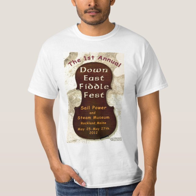 Erster jährlicher unten OstgeigeFest T-Shirt (Vorderseite)