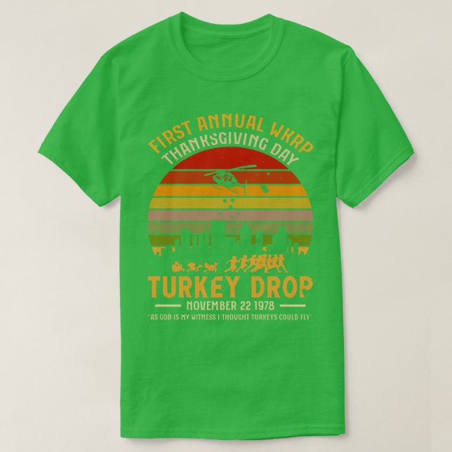 Erster jährlicher WKRP-Hat T-Shirt (Design vorne)
