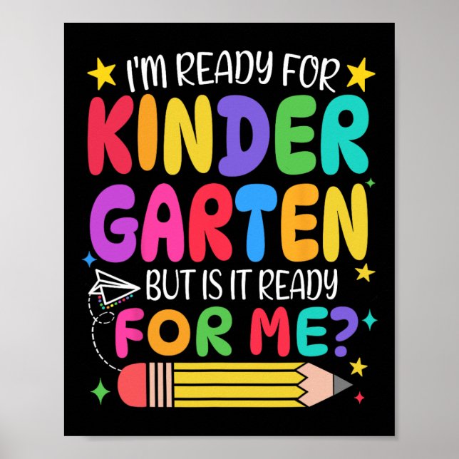 Erster Kindergartenmädchentag Poster (Vorne)