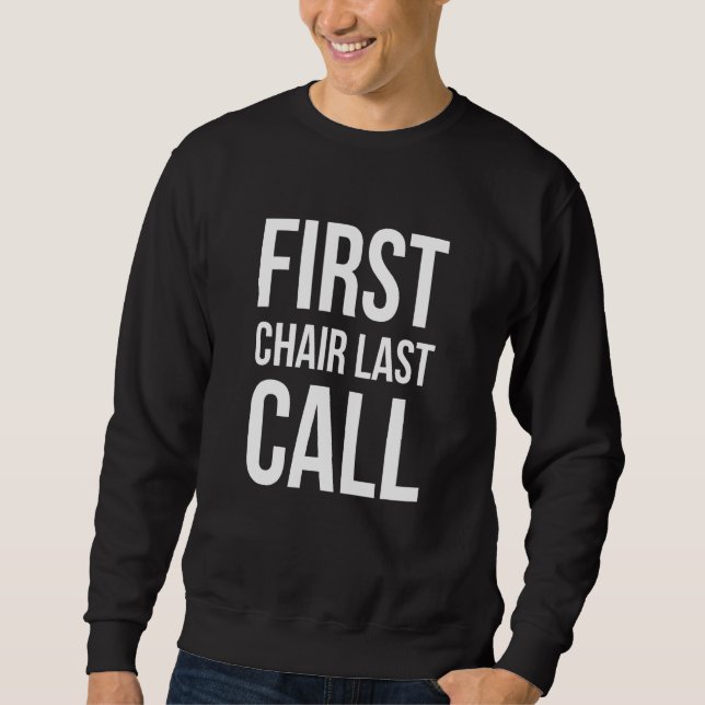 Erster Lehrstuhl letzter Anruf Skiangebot - Ski un Sweatshirt (Vorderseite)
