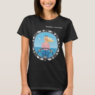 Erster Maat auf einem Segelboot T-Shirt
