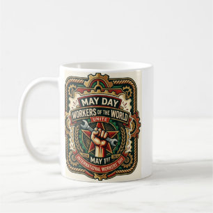 Erster Mai Becher Kaffeetasse