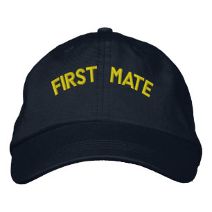 Erster Matt Bestickte Baseballkappe