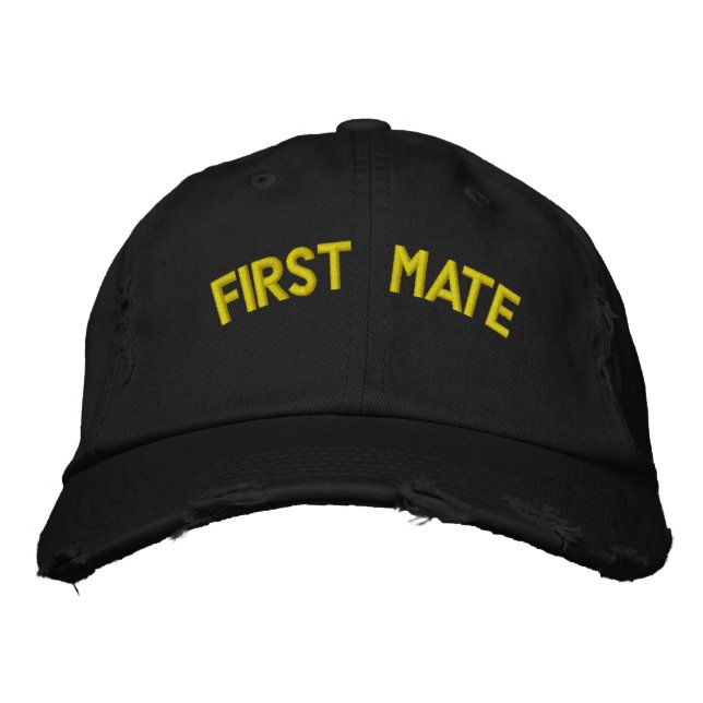 Erster Matt Bestickte Kappe (Vorderseite)