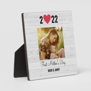 Erster Muttertag Einzigartiges Foto-Geschenk Fotoplatte