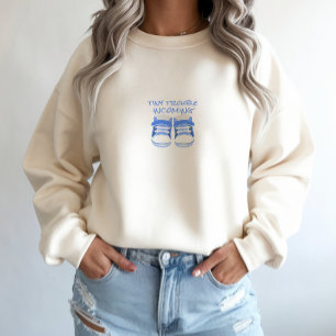 Erster Muttertag für werdende Mütter hellblaue Bab Sweatshirt