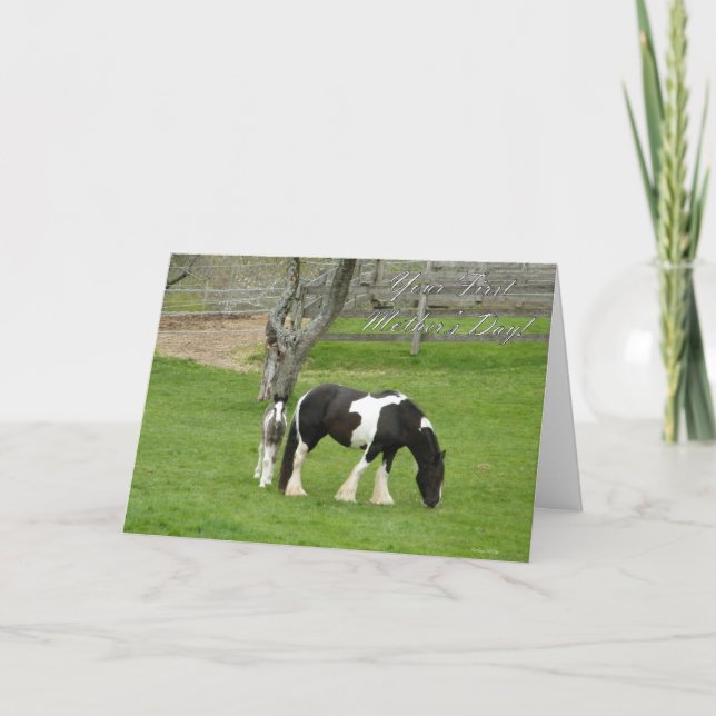 Erster Muttertag Karte (Vorderseite)