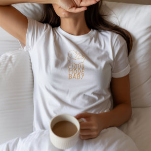 Erster Muttertag schwanger gelb T-Shirt