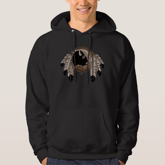Erster Nationenhoodie-wild lebende Tiere Metis Hoodie (Vorderseite)