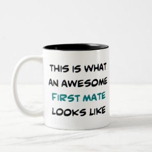Erster Offizier, phantastisch Zweifarbige Tasse