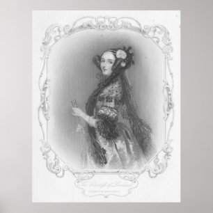 Erster Programmierer: Ada Lovelace Poster