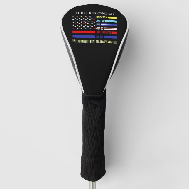 Erster Responder Golf Headcover (Vorderseite)
