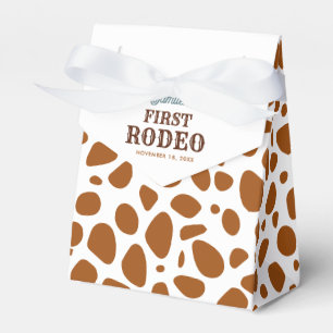 Erster Rodeo Wild West Boy Brown erster Geburtstag Geschenkschachtel